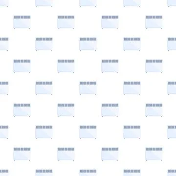 Electric convector radiator heater seamless pattern background Stockillustratie