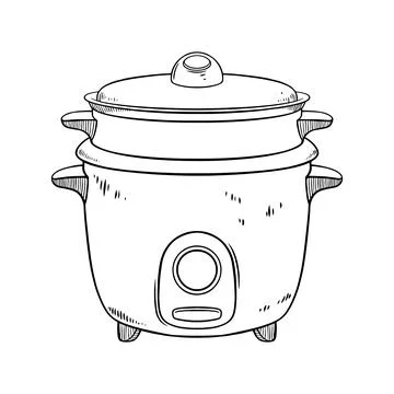 Electric Cooker Stock Illustration