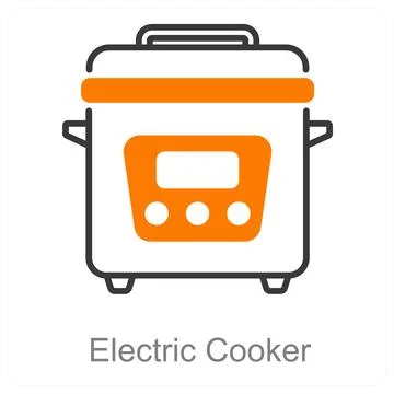 Electric Cooker Stock Illustration