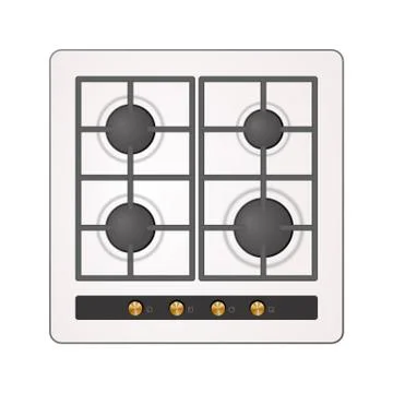 Electric cooking hob. Stock Illustration