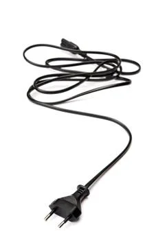 Electric cord with plug 스톡 사진