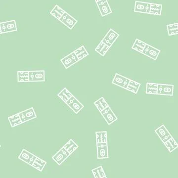 Electric corkscrew wine line vector seamless pattern 스톡 일러스트