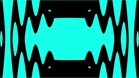 Electric cyan lines pulse at high speed to create an energetic digital loop Stock-Footage 332813036