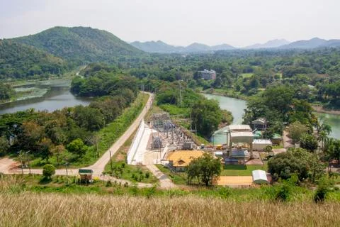 Electric dam Stock Photos