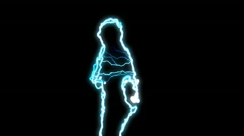 Electric Dancer Stock Footage 540708