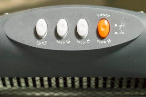 Electric devices pushbuttons Stock Photos