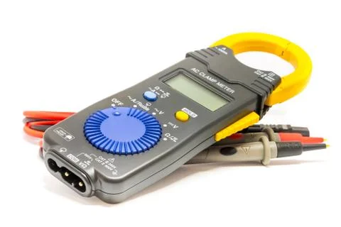 Electric  digital multimeter. Stock Photos