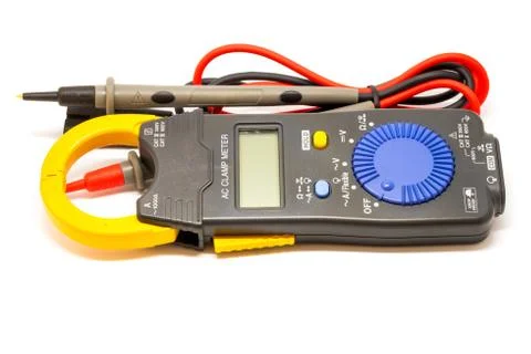 Electric  digital multimeter. Stock Photos