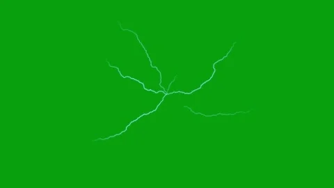 Electric discharge in circular motion on green screen 库存影片 342615825