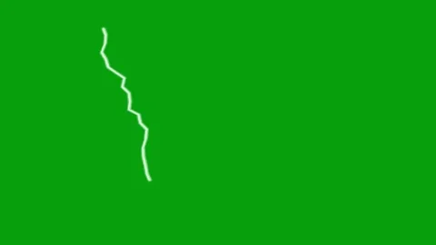 Electric discharge motion graphics with green screen background Stock Footage 143444052