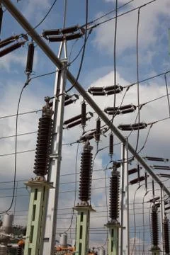 Electric distribution Stock Photos