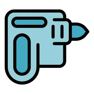 Electric drill for construction and diy projects delivering power and precisi Stock Illustration