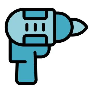 Electric drill for construction and diy projects with ergonomic handle Illustration