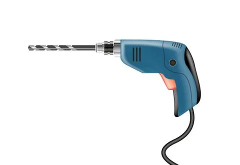 An electric drill Stock Illustration