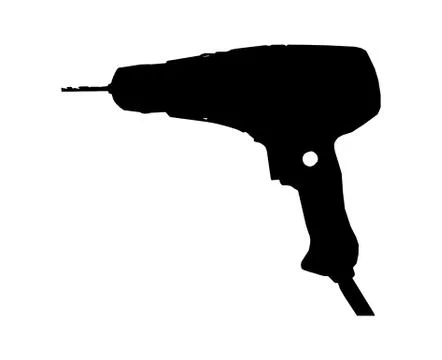 Electric drill Stock Illustration