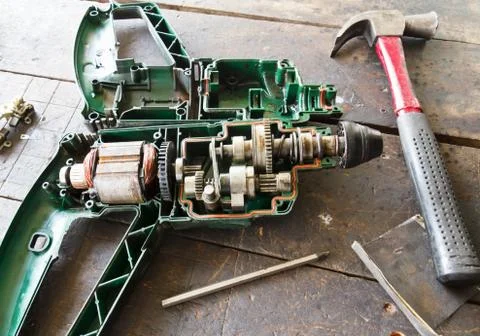 Electric drill Stock Photos