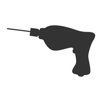 Electric drill vector illustration Stock Illustration