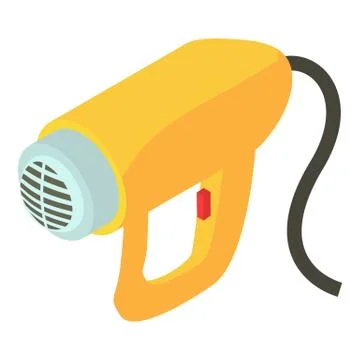 Electric dryer icon, isometric 3d style Ilustración de archivo