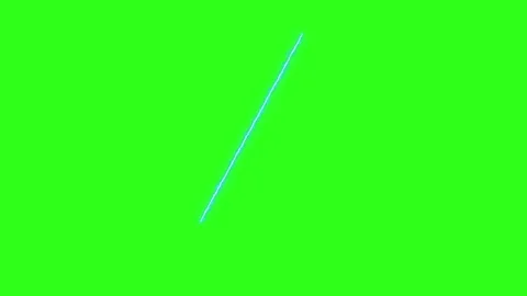 Electric effect line animation on green screen Stock-Footage 347942014