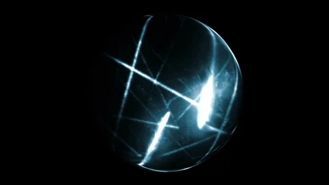 Electric effects in a scientific quantum scene 스톡 동영상 91750902