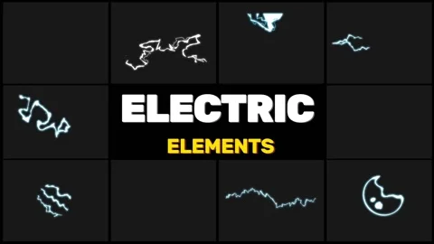 Electric Elements Stock After Effects