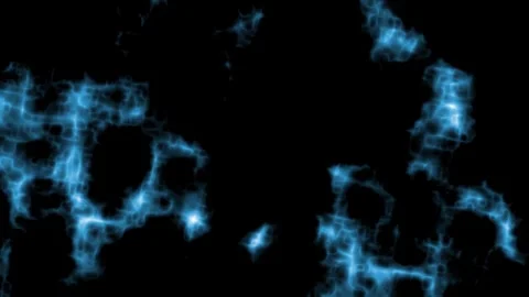 Electric energy is exploding in the deep space generating a bright white li.. Stock Footage 311980556