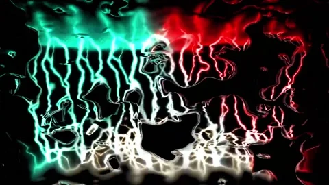 Electric Energy Lighting Digital Background 스톡 동영상 158603422