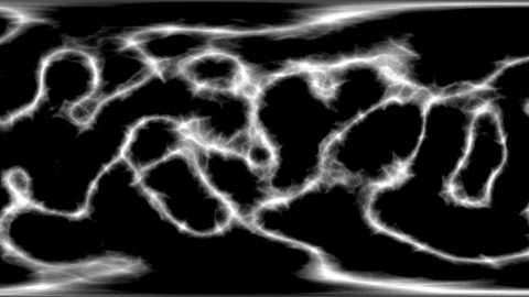 Electric energy patterns on black background Stock Footage 344098417