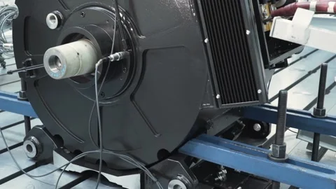 Electric engine Assembly at the factory Stock Footage 135746973