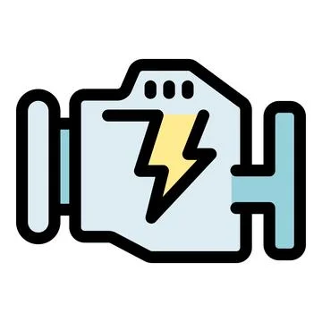 Electric engine providing clean energy for sustainable transportation Stock Illustration