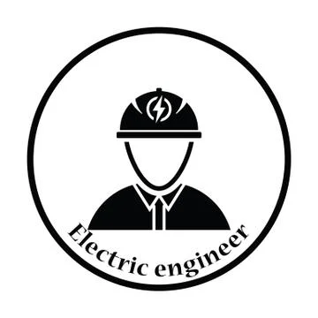Electric engineer icon イラスト素材