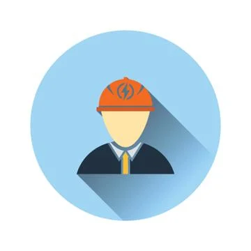 Electric engineer icon イラスト素材