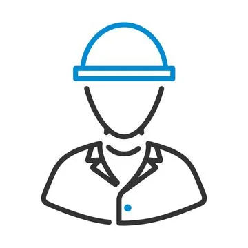 Electric Engineer Icon Illustrazione stock