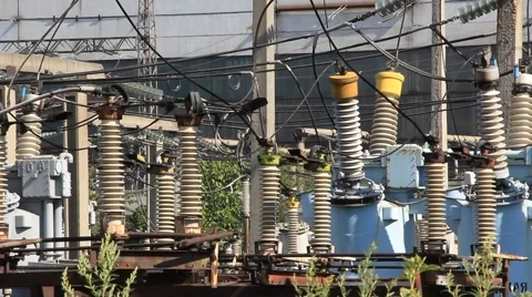 Electric equipment Stock Footage
