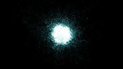Electric explosion on black background. Science concept. Abstract electrica.. 스톡 일러스트