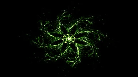 Electric Explosion Energy Ripple 3D Circle Shape Animation. Video stock 124495465