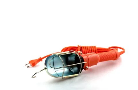 The electric extension cable Stock Photos