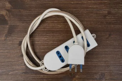 Electric extension cable Stock Photos