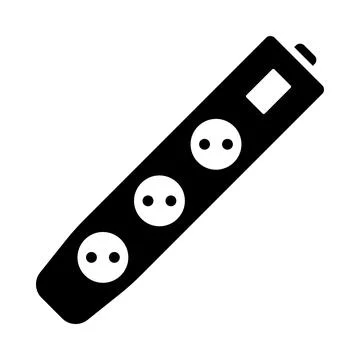 Electric Extension Icon Illustrazione stock