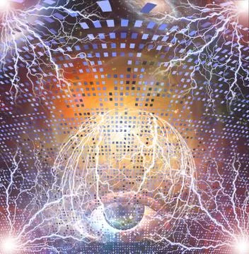 Electric eye Stock Illustration