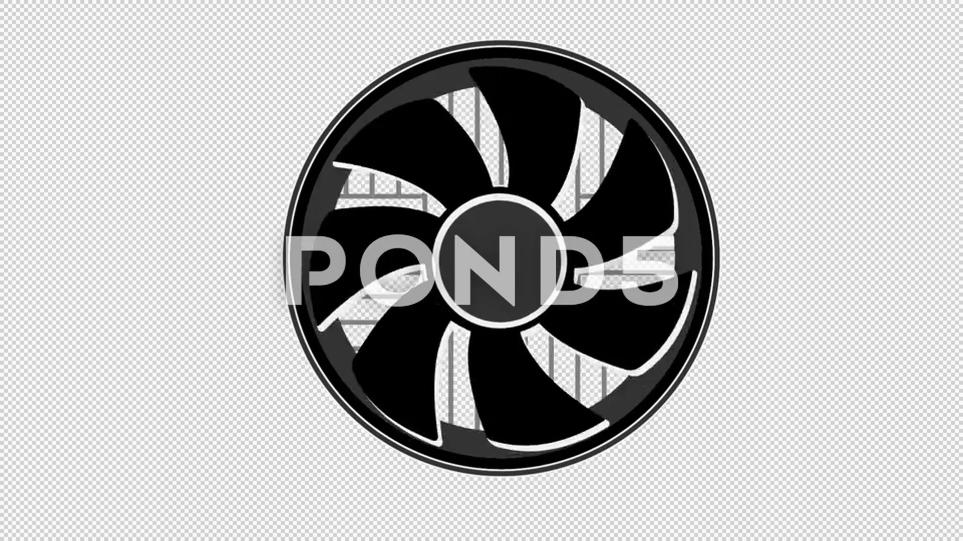 Electric fan. Animation of electric fan.... | Stock Video | Pond5