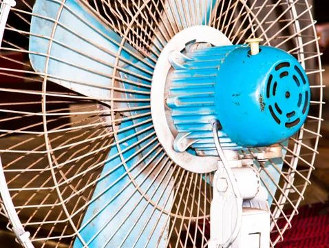 Electric fan. Stock Photos