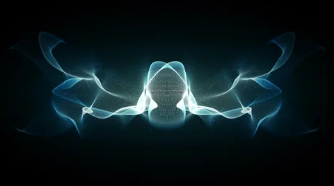 Electric Fire Blue Front Video stock 39358951