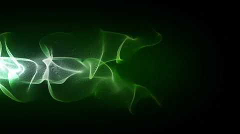Electric Fire Green Side Stock Footage 39359755