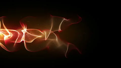 Electric Fire Orange Side Stock-Footage 39360448