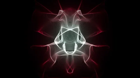 Electric Fire Red Vertical Stock-Footage 39362497