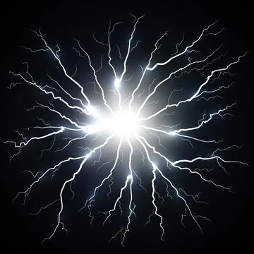 Electric flash of lightning for your design Stock-Illustration