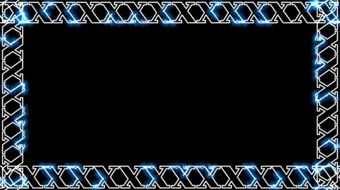 Electric frame horizontal Stock Footage 305853778