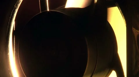 Electric Fun - yellow backlight (dark, macro) Stock Footage 7752204