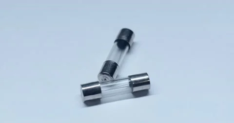Electric fuse on a light background Stock Footage 166653872